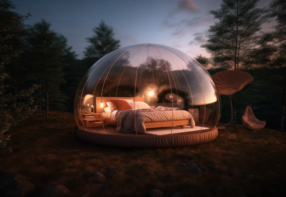 tunnel inflatable bubble tent