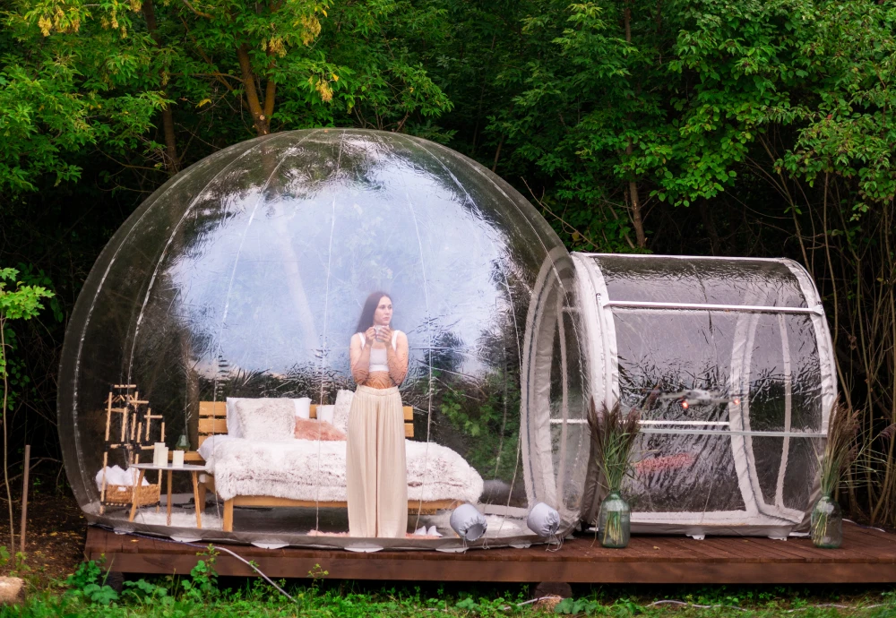 outdoor bubble tents